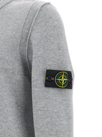 STONE ISLAND - STONE ISLAND - Logo badge sweater - Men’s Knitwear