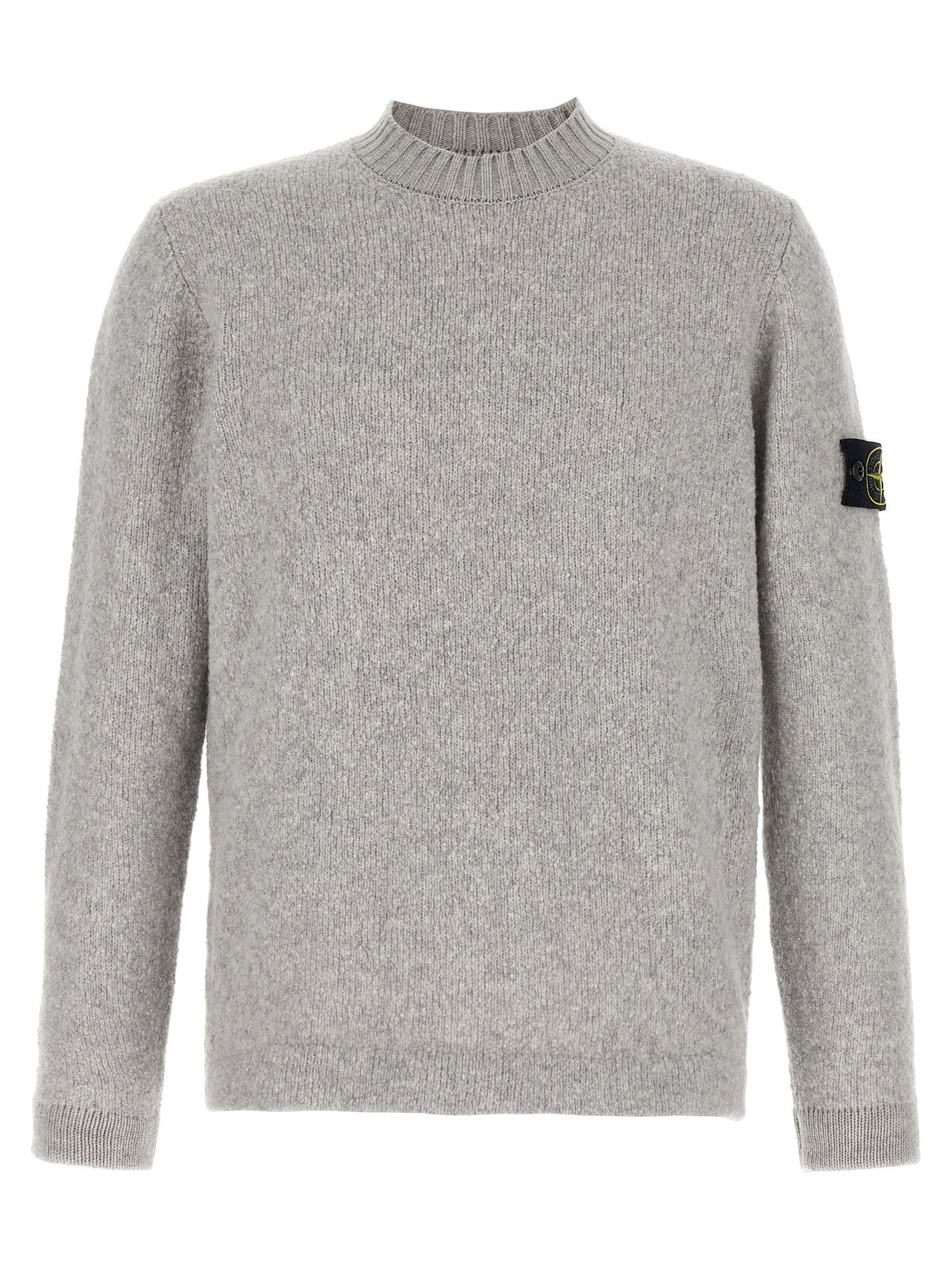 STONE ISLAND - STONE ISLAND - Bouclé wool sweater - Men’s Knitwear