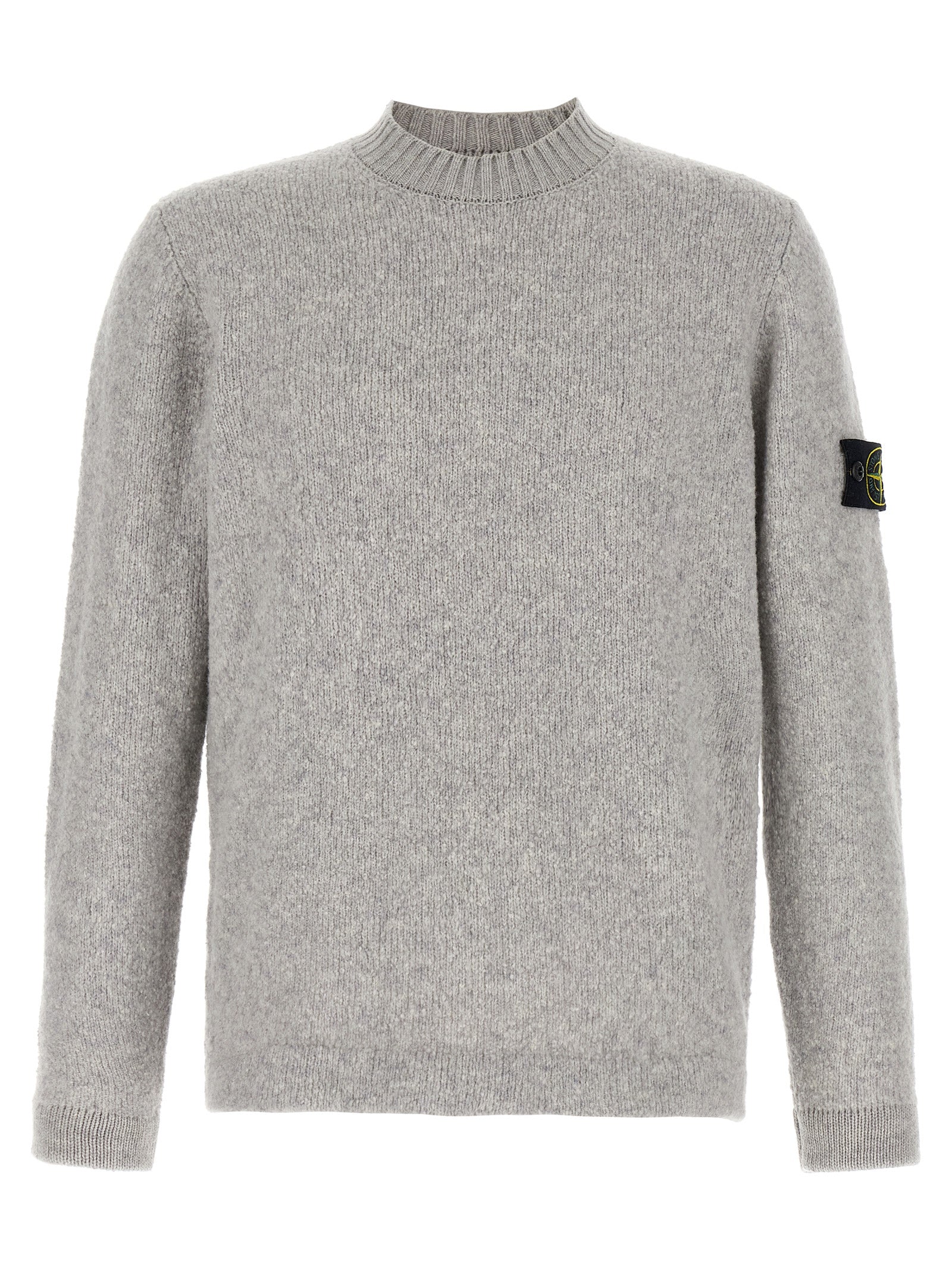 STONE ISLAND - STONE ISLAND - Bouclé wool sweater - Men’s Knitwear