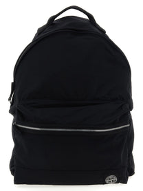 STONE ISLAND - STONE ISLAND - Logo patch backpack - Men’s Bags
