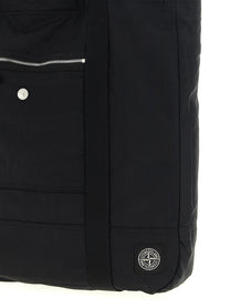 STONE ISLAND - STONE ISLAND - Logo patch shopping bag - Men’s Bags