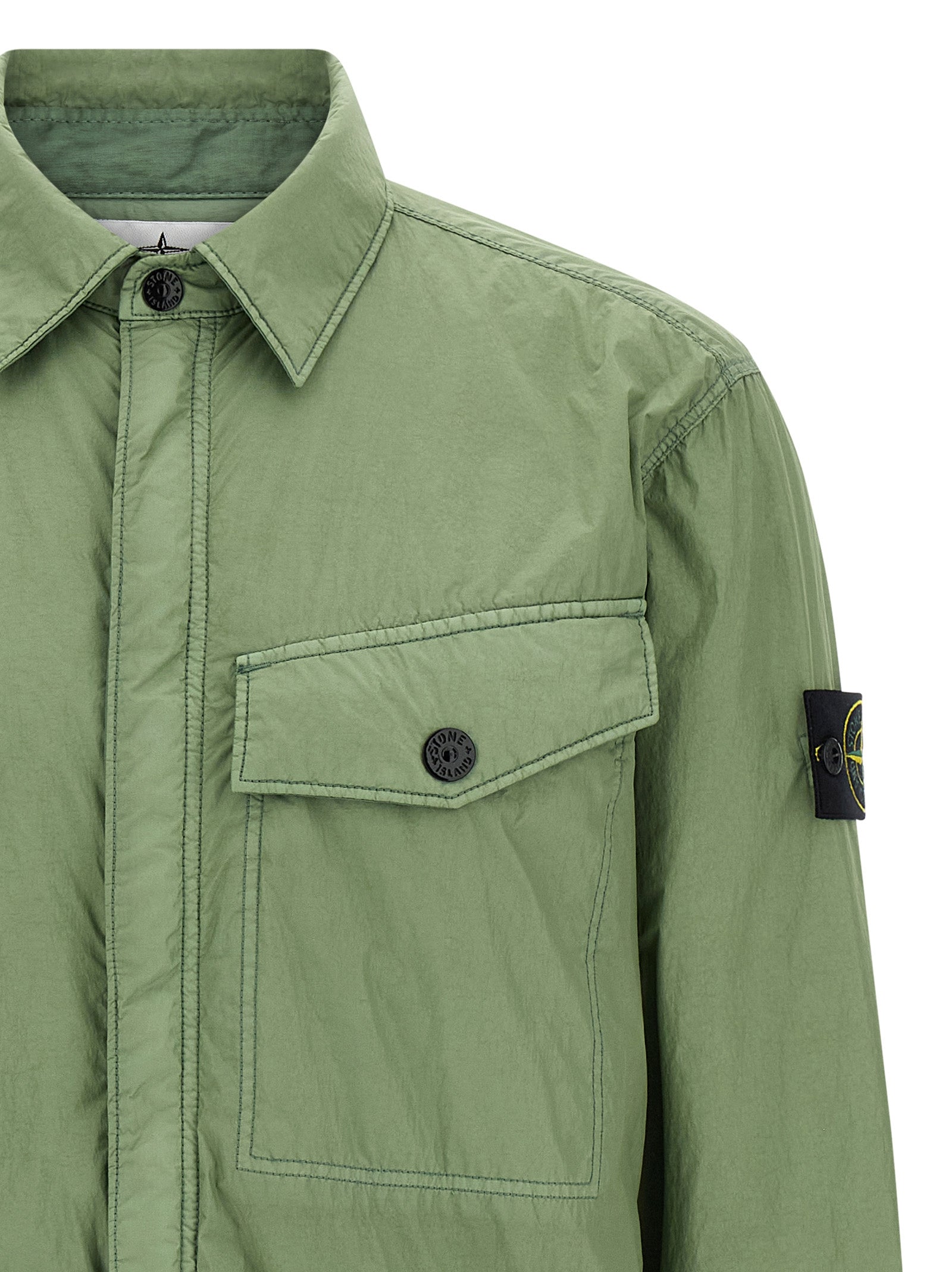 STONE ISLAND - STONE ISLAND - ’Garment Dyed Crinkle Reps NY’ jacket - Men’s Outerwear