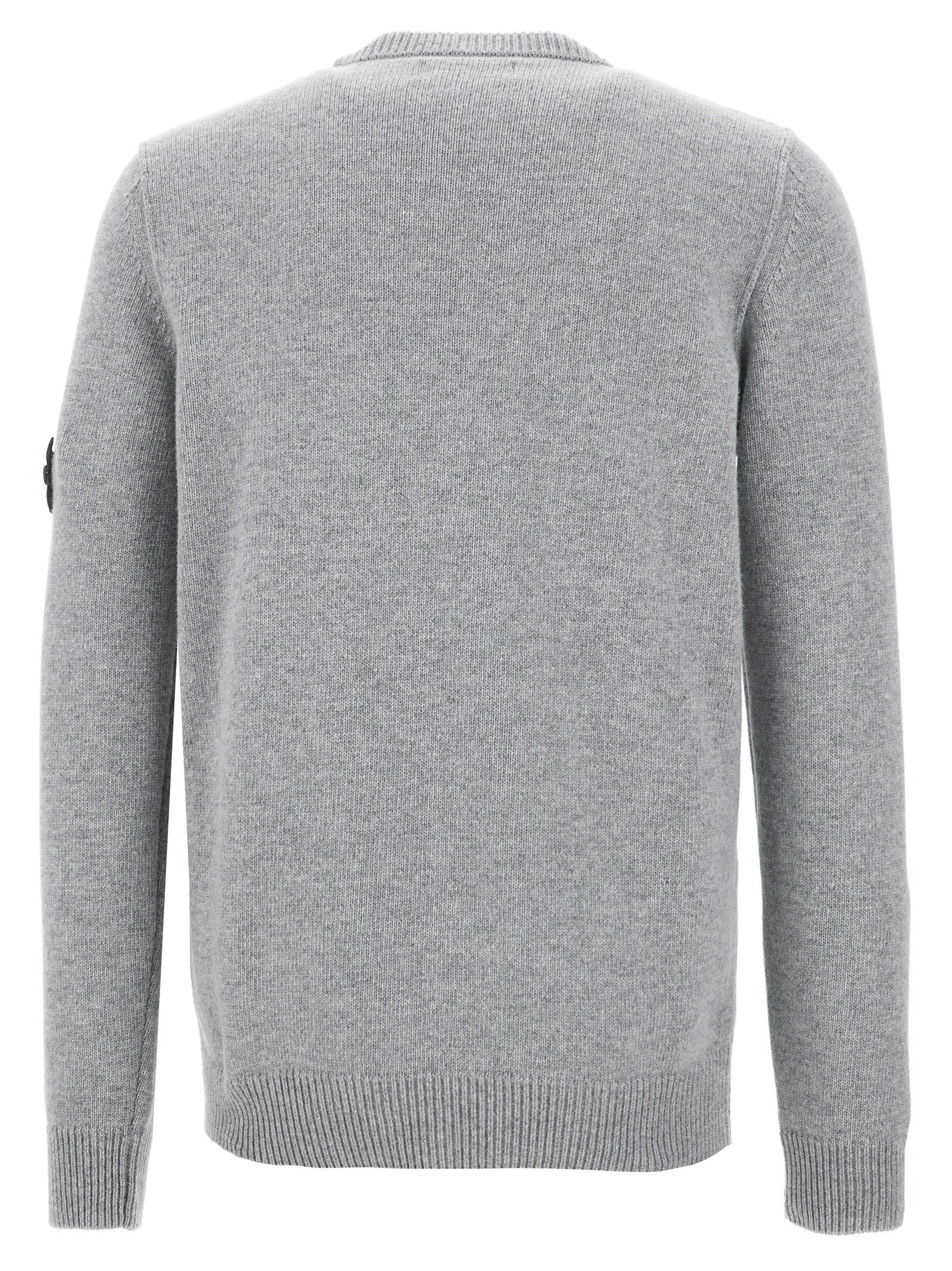STONE ISLAND - STONE ISLAND - Logo badge sweater - Men’s Knitwear