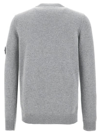 STONE ISLAND - STONE ISLAND - Logo badge sweater - Men’s Knitwear
