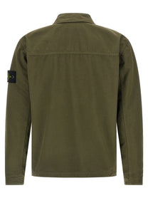 STONE ISLAND - STONE ISLAND - Raw cotton overshirt - Men’s Tops