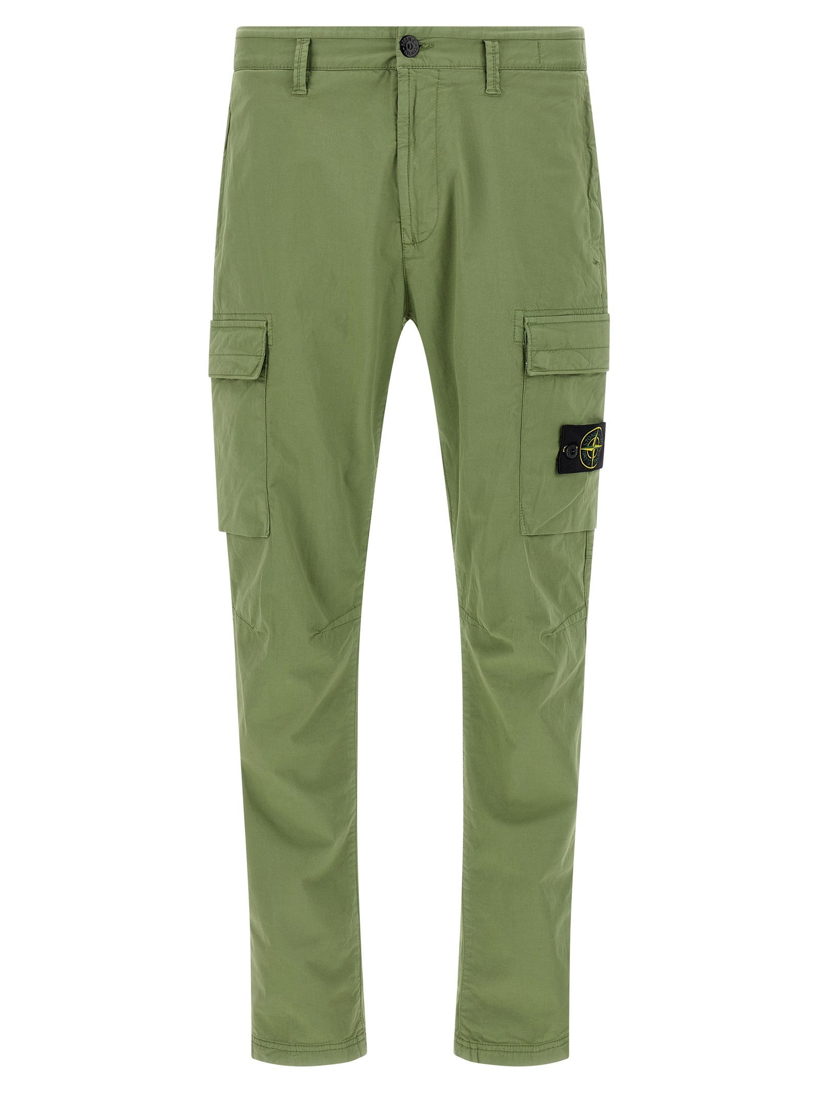 STONE ISLAND - STONE ISLAND - Logo badge cargo pants - Men’s Pants