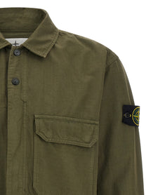 STONE ISLAND - STONE ISLAND - Raw cotton overshirt - Men’s Tops