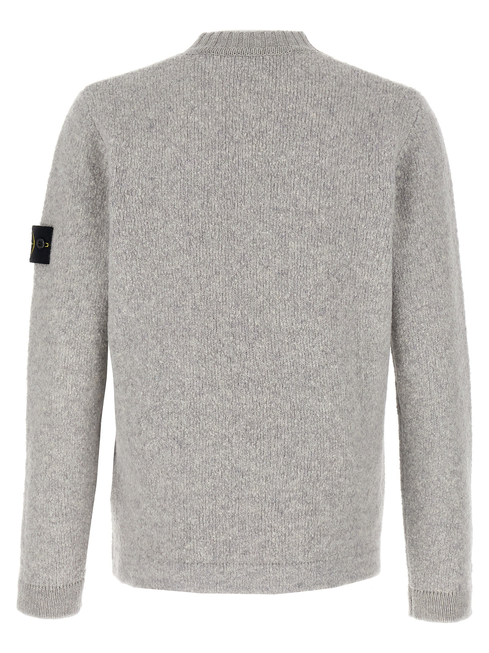 STONE ISLAND - STONE ISLAND - Bouclé wool sweater - Men’s Knitwear