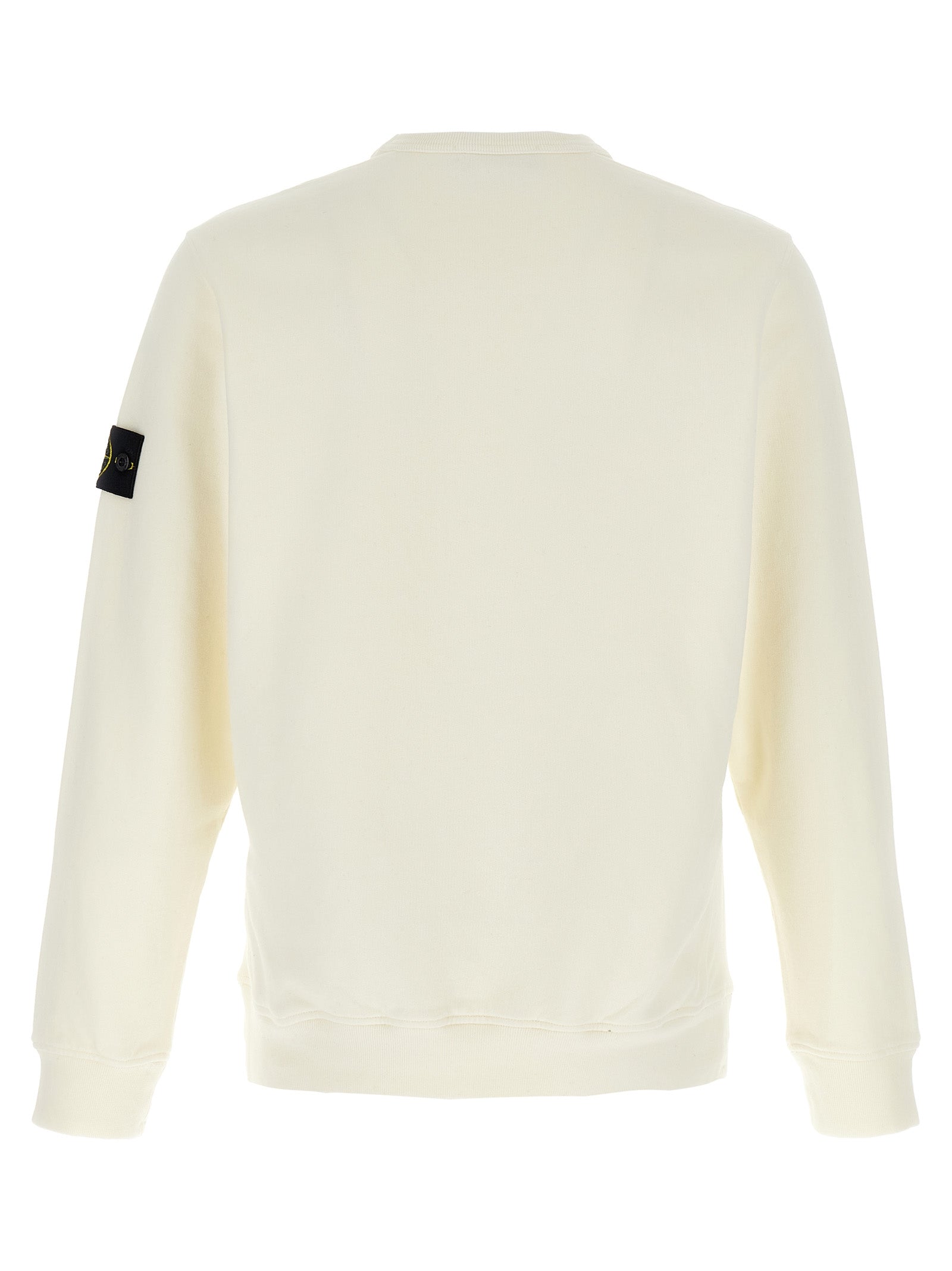 STONE ISLAND - STONE ISLAND - Logo badge cotton sweatshirt - Men’s Sweatshirts