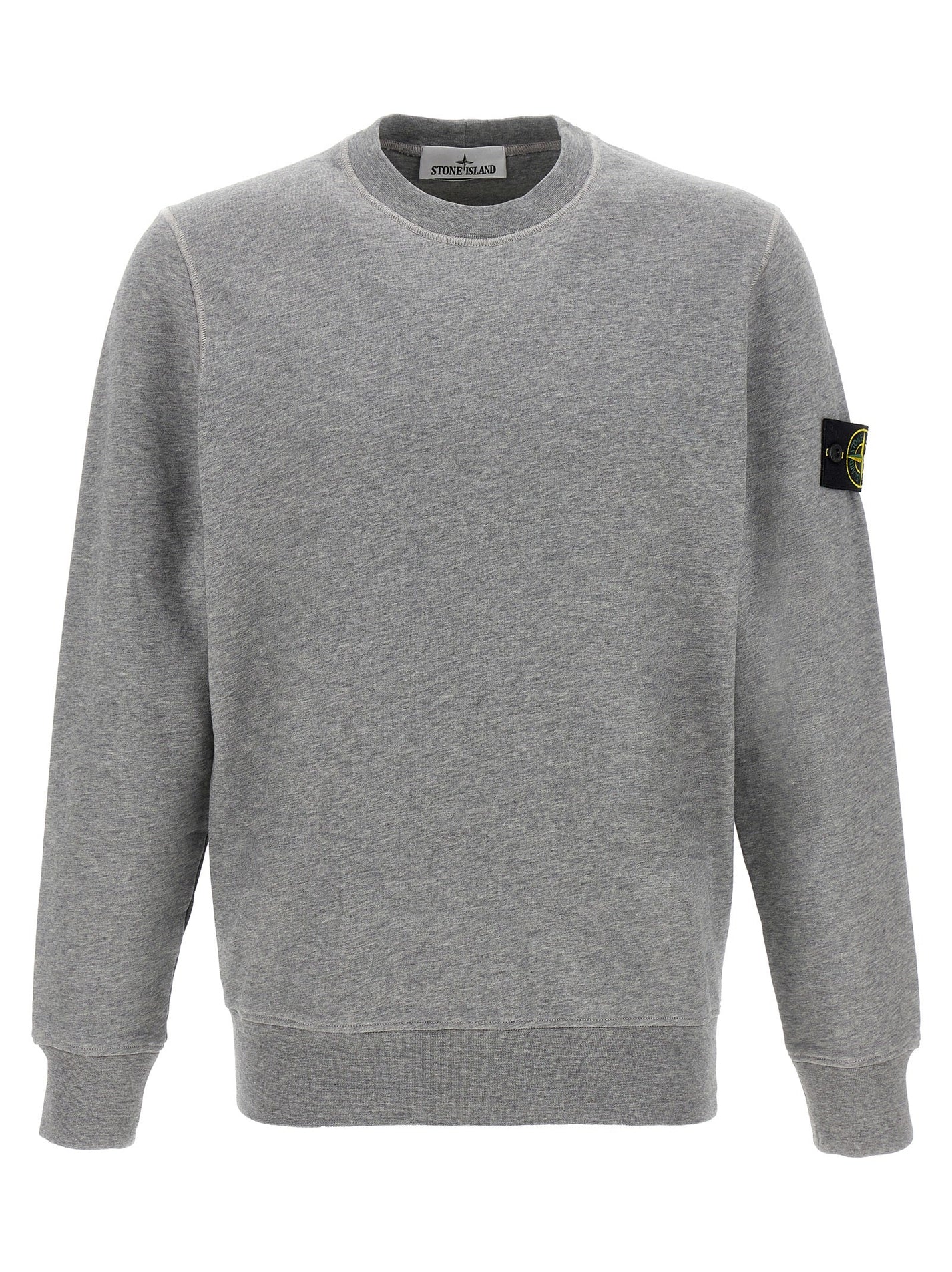STONE ISLAND - STONE ISLAND - Logo badge sweatshirt - Men’s Sweatshirts