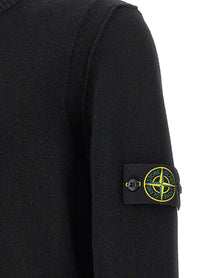 STONE ISLAND - STONE ISLAND - Logo badge sweater - Men’s Knitwear