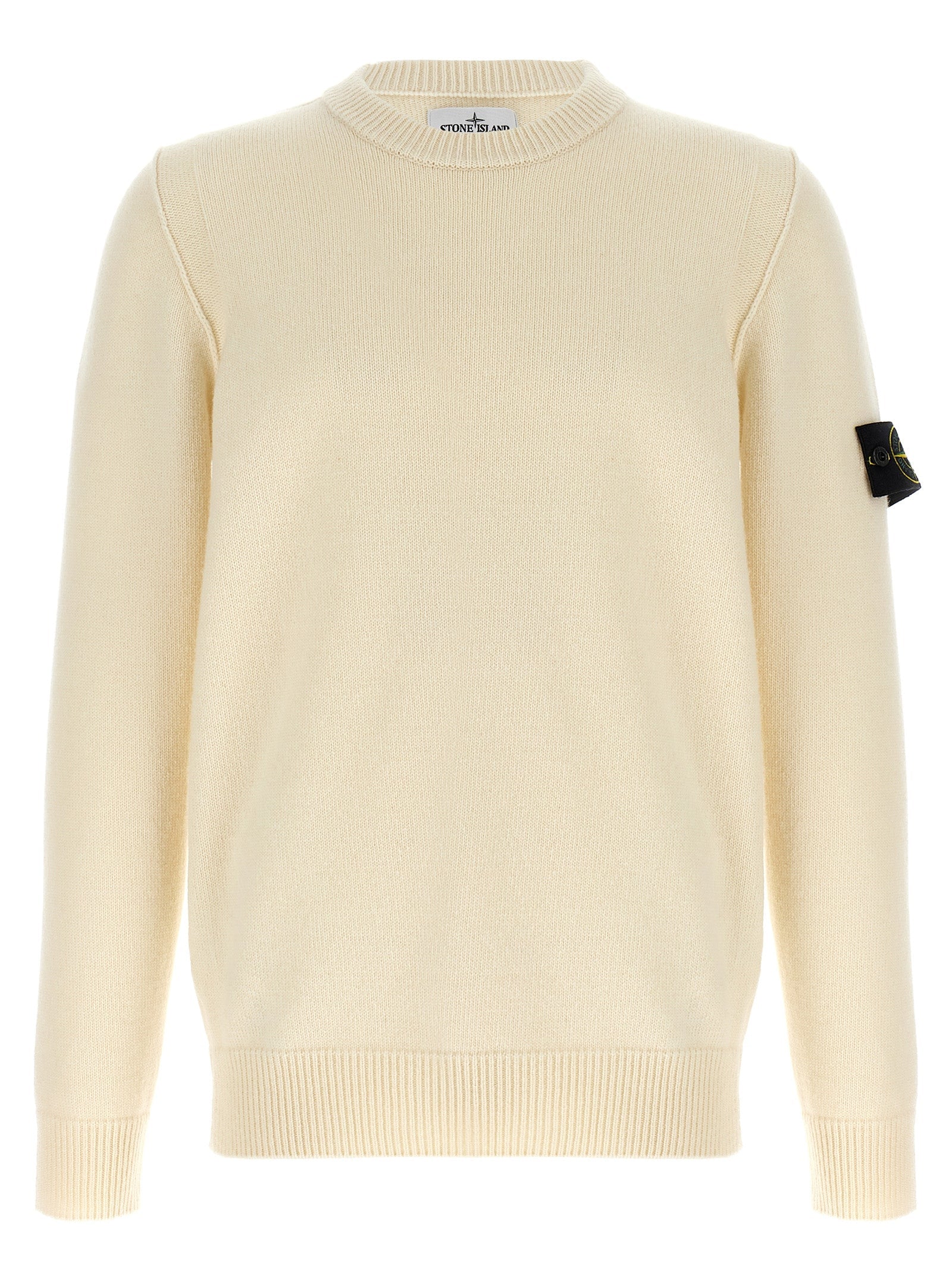 STONE ISLAND - STONE ISLAND - Logo badge sweater - Men’s Knitwear