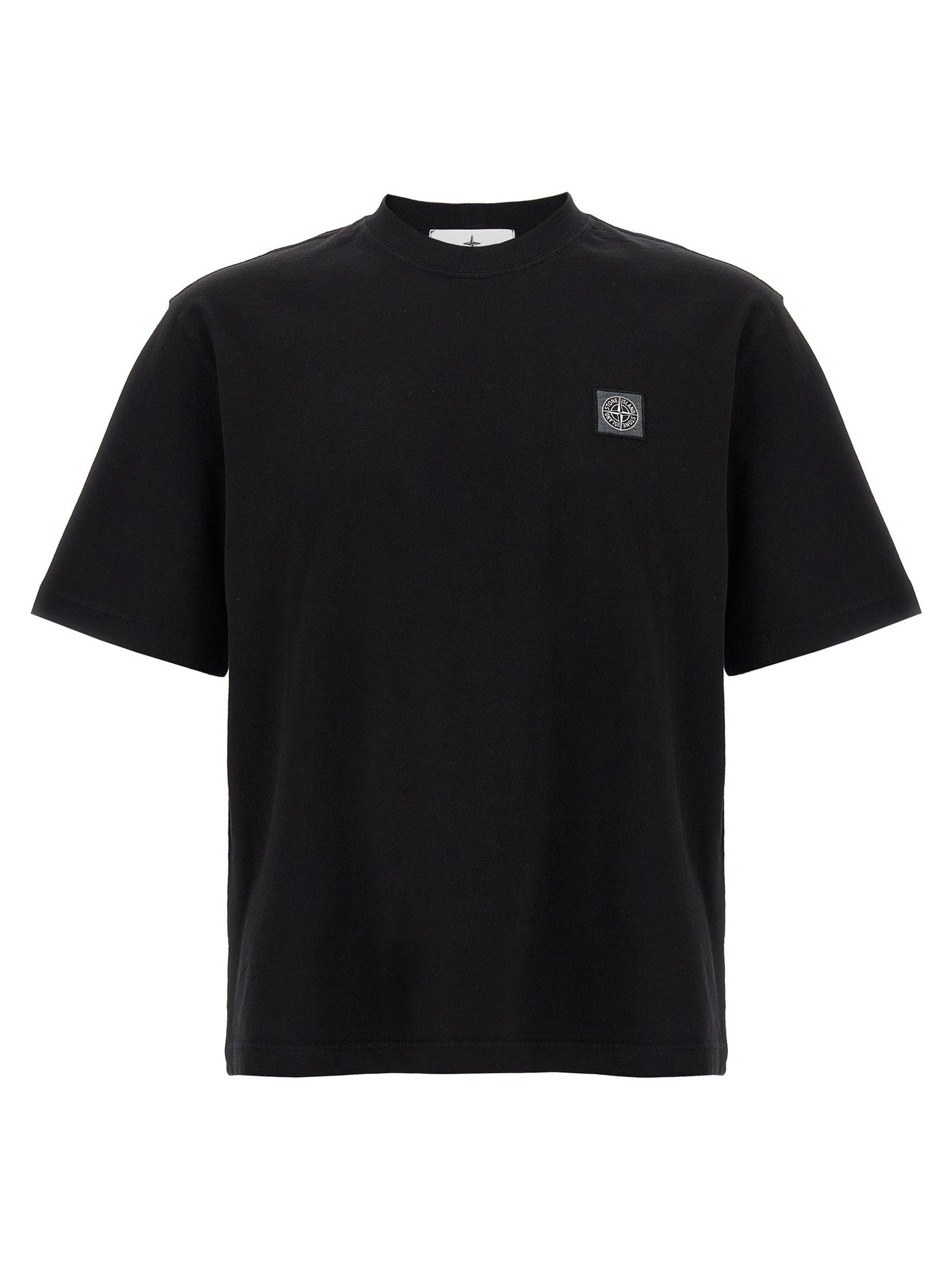 STONE ISLAND - STONE ISLAND - Logo patch t-shirt - Men’s Tops