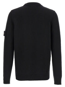 STONE ISLAND - STONE ISLAND - Logo badge sweater - Men’s Knitwear