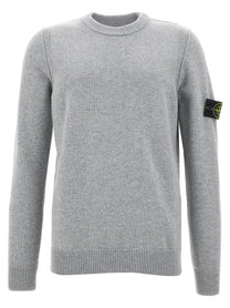 STONE ISLAND - STONE ISLAND - Logo badge sweater - Men’s Knitwear