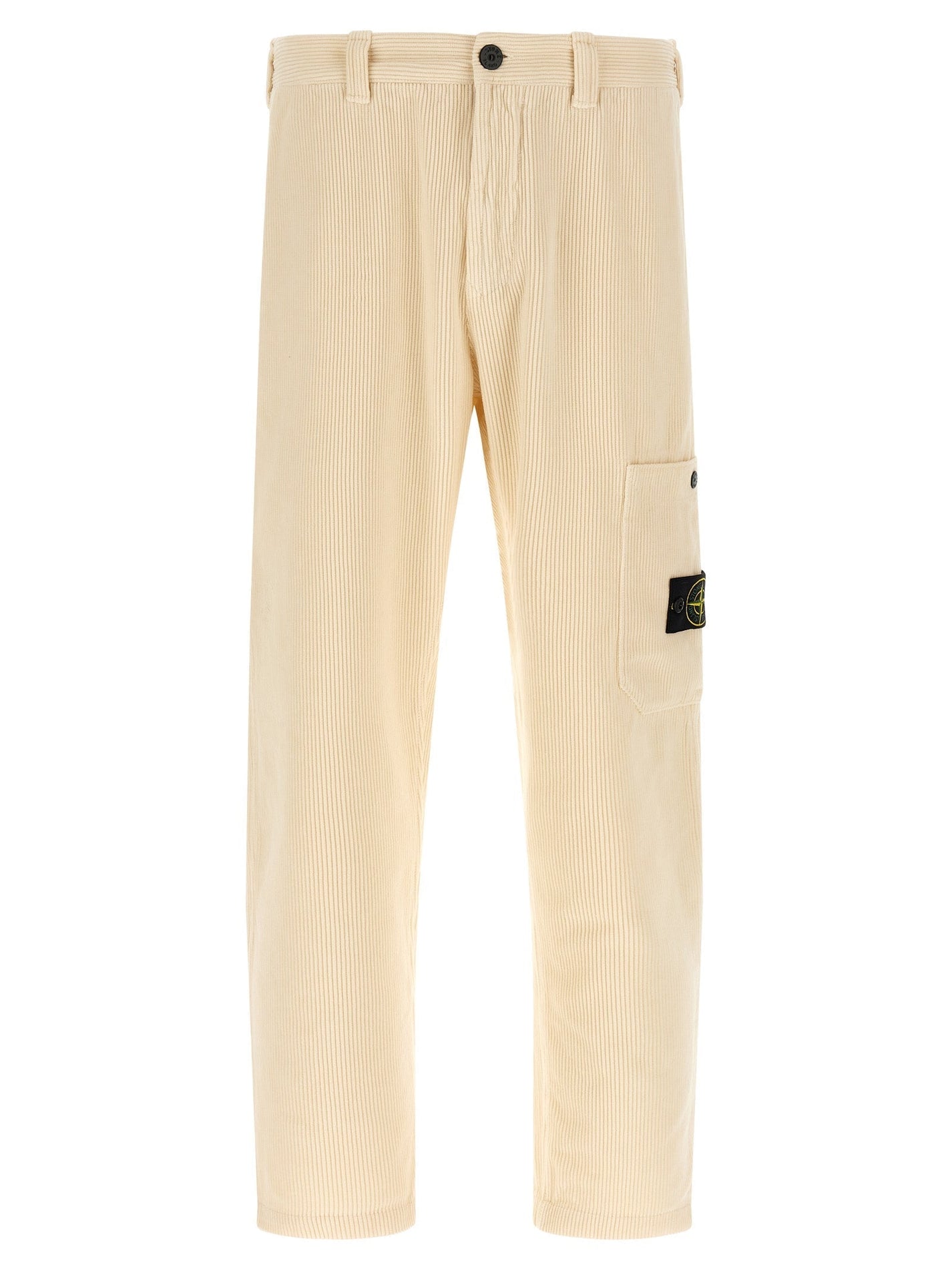 STONE ISLAND - STONE ISLAND - Velvet cargo pants - Men’s Pants