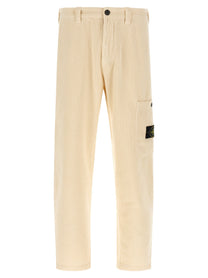 STONE ISLAND - STONE ISLAND - Velvet cargo pants - Men’s Pants
