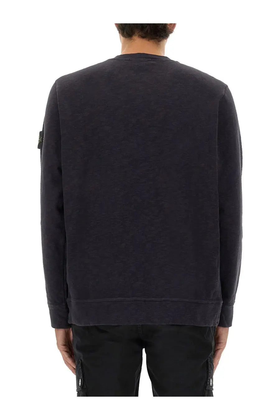 Stone Island Men's Cotton Sweatshirt Grey, view 3