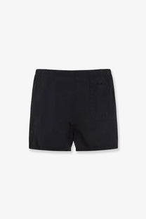Stone island men’s econylon swim trunks in black with a sleek minimalist design and subtle side pockets