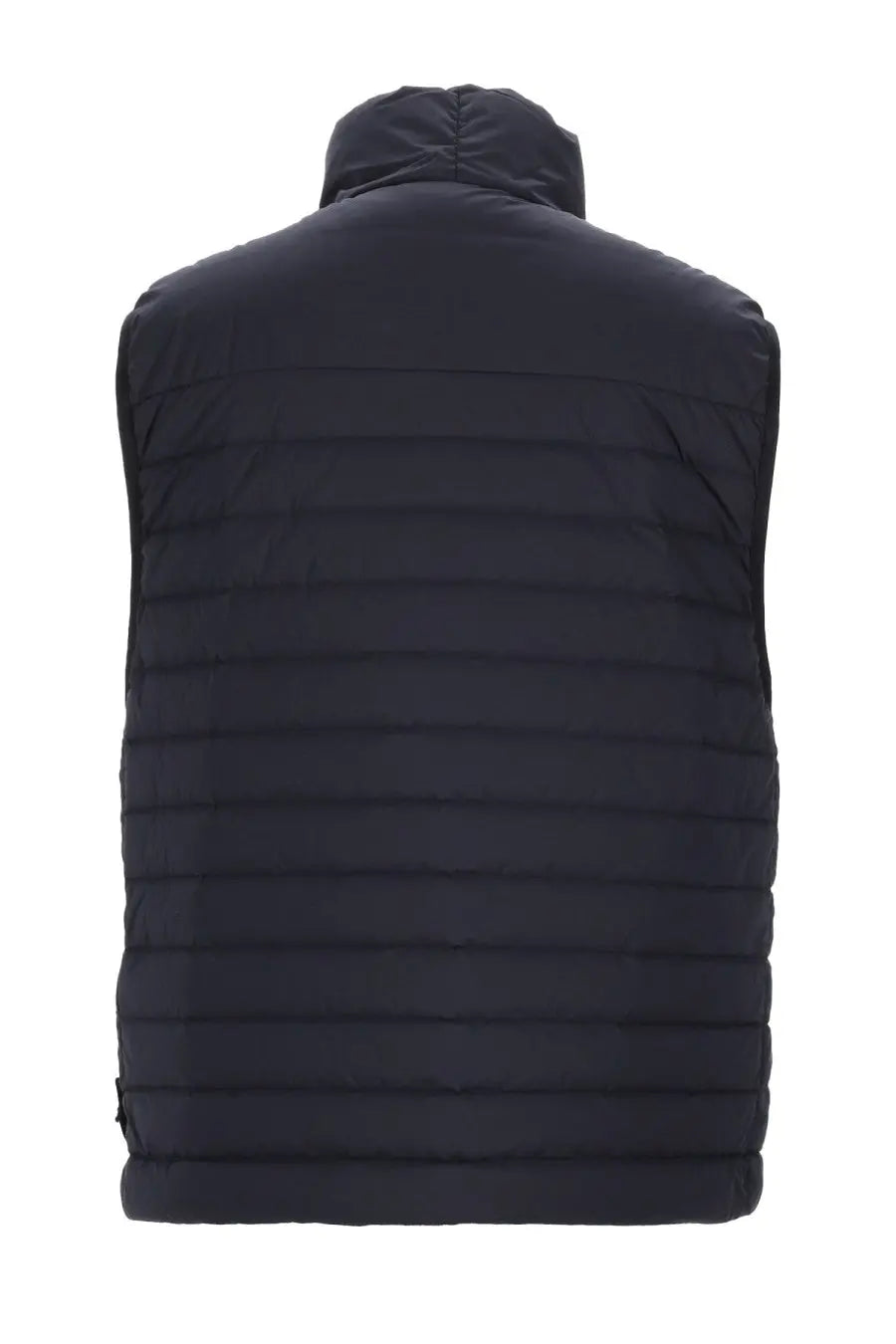 Stone Island Men's Gilet in Piuma Seamless Tunnel in Nylon Blue, view 2