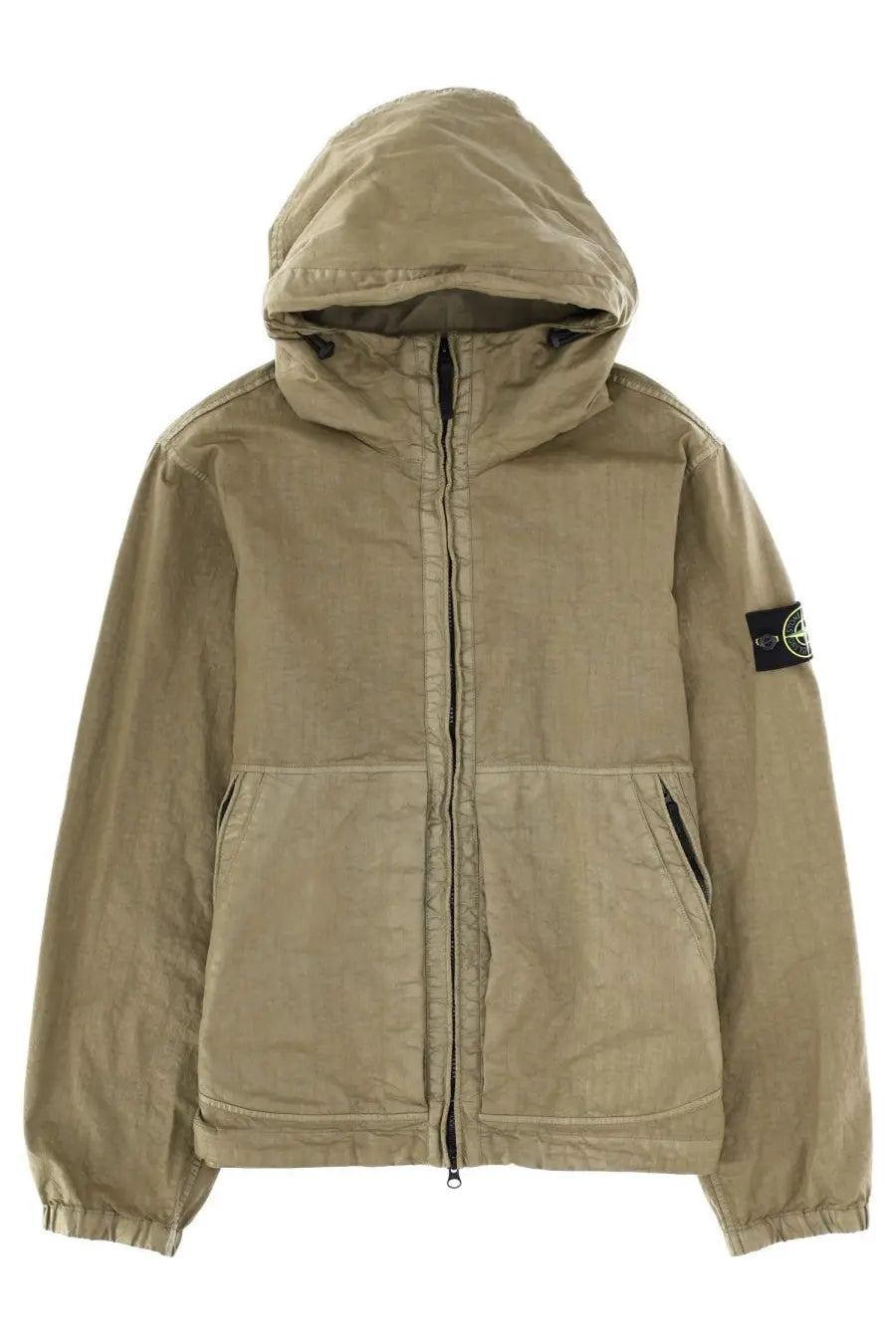 Stone Island Men's Hooded Jacket Green