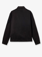 Stone Island Men's Raw Hand Wool Cotton Gabardine TC Si: Ghost Wool and Cotton Blend Jacket Black, view 2