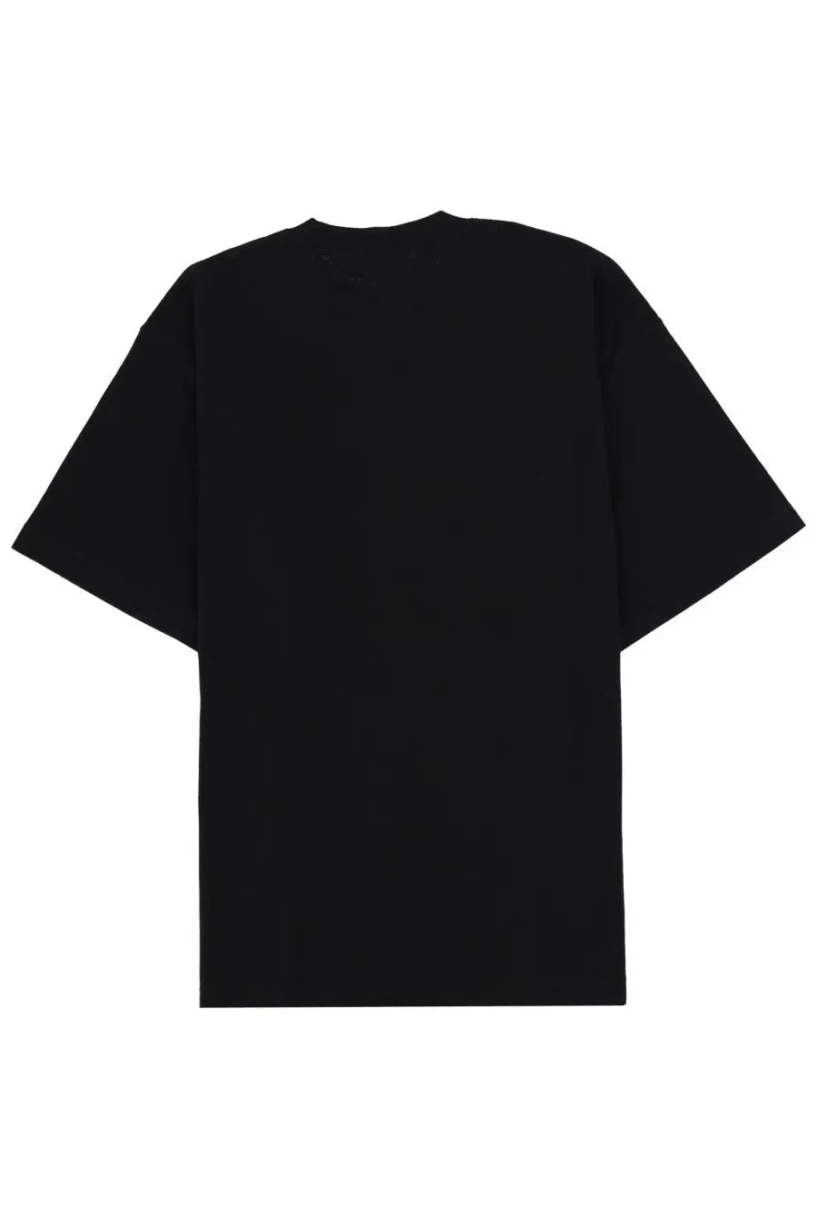 Stone island men’s black oversized short-sleeved t-shirt with relaxed fit made from soft cotton