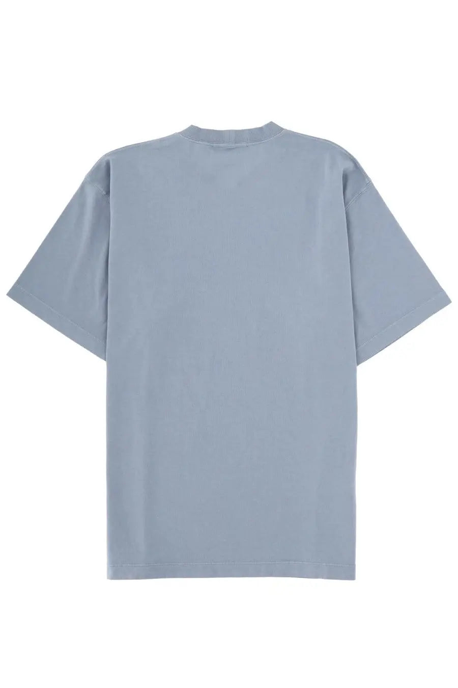 Stone Island men’s light blue oversized cotton t-shirt with crew neck and short sleeves