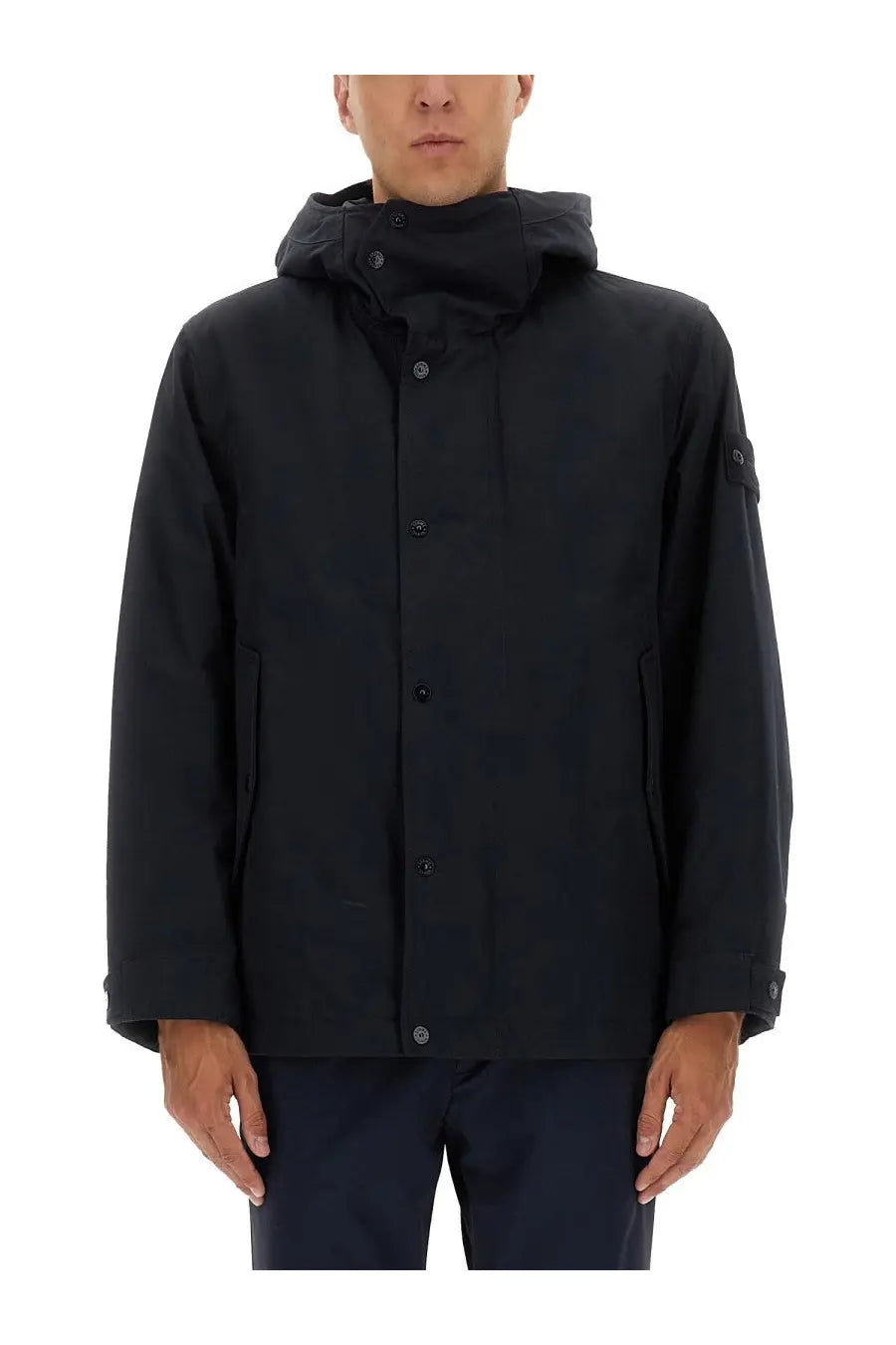 Stone Island Men's Waterproof Jacket Blue