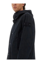 Stone Island Men's Waterproof Jacket Blue, view 4