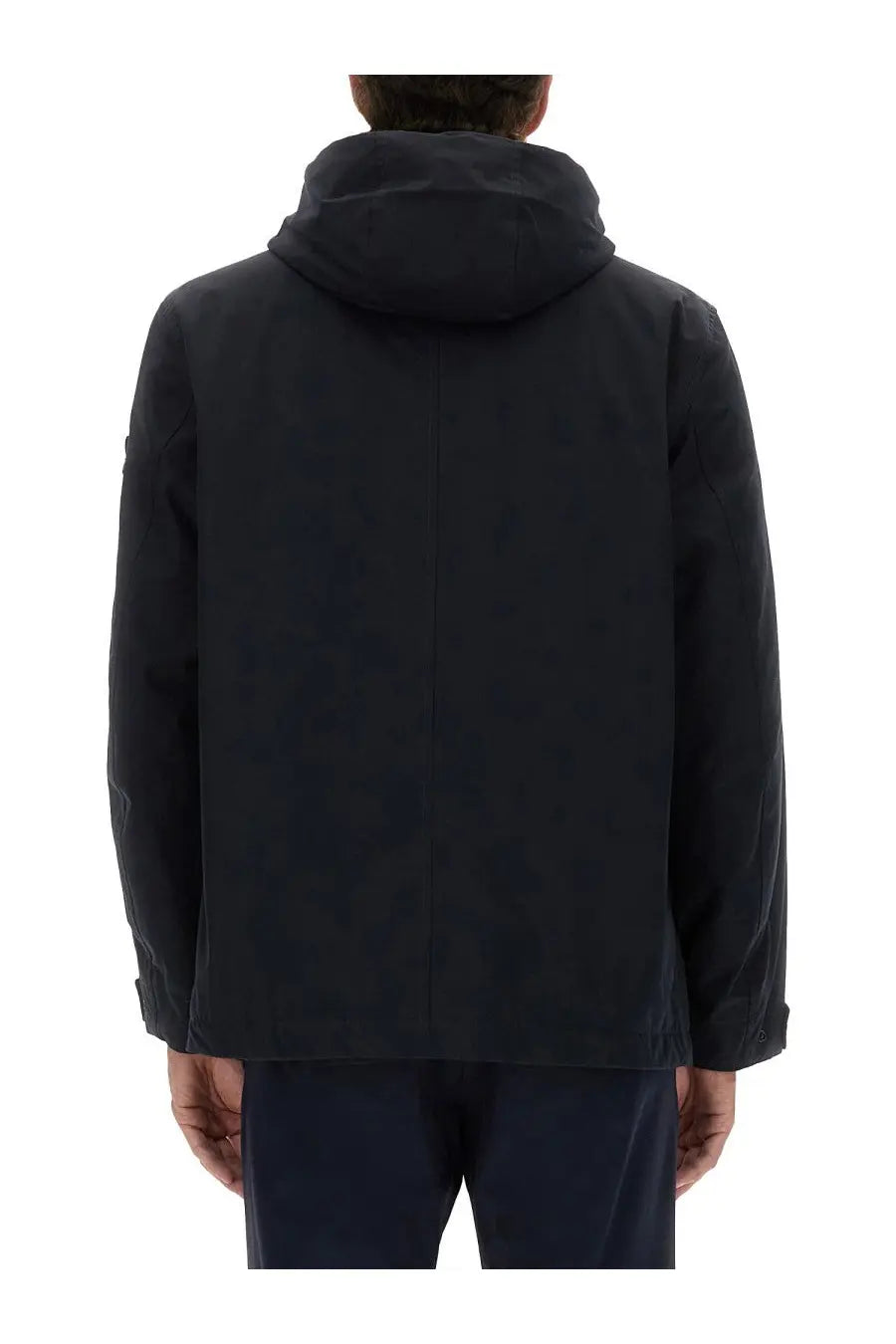 Stone Island Men's Waterproof Jacket Blue, view 3