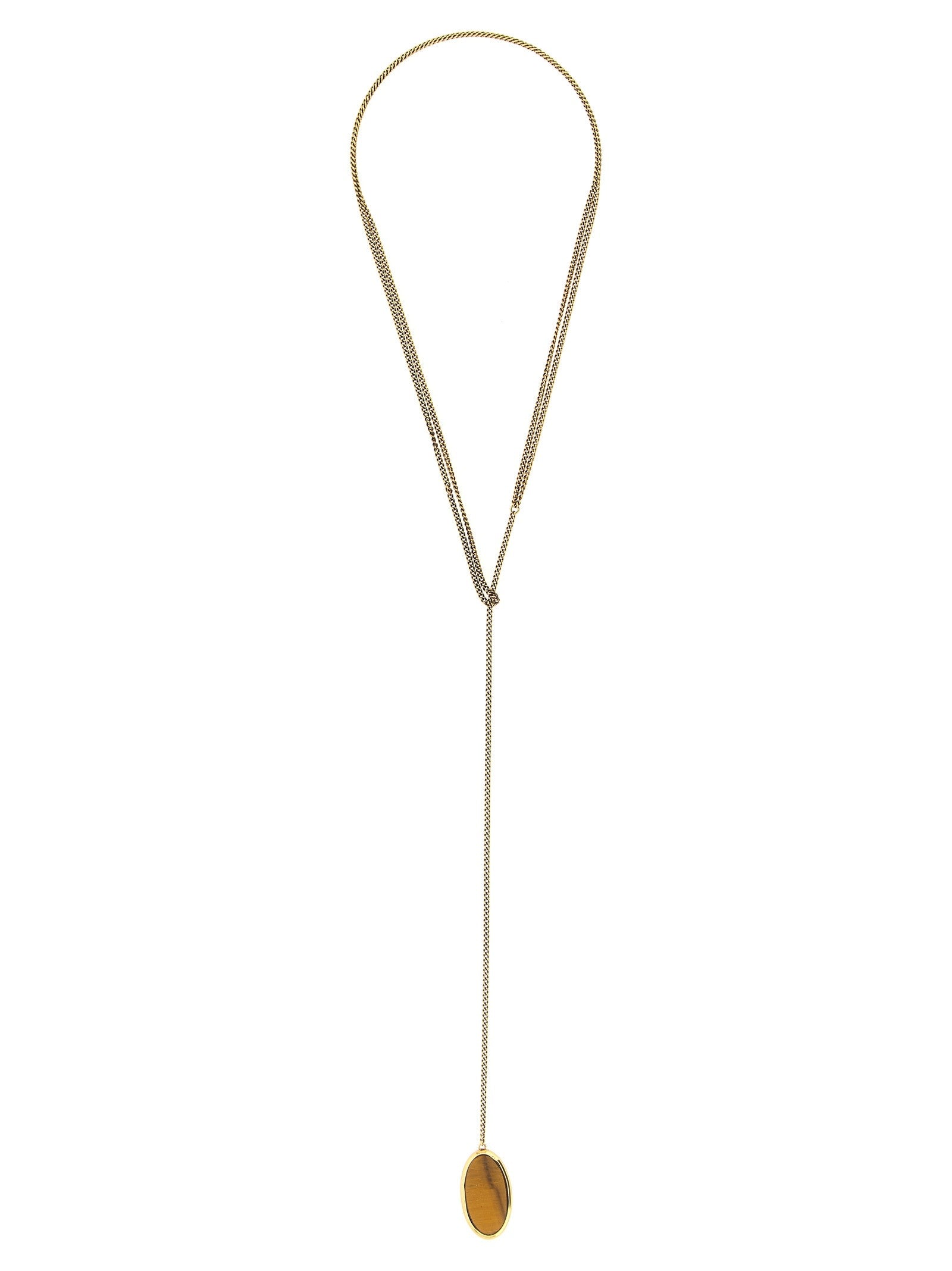 Dries Van Noten Stone Necklace Gold