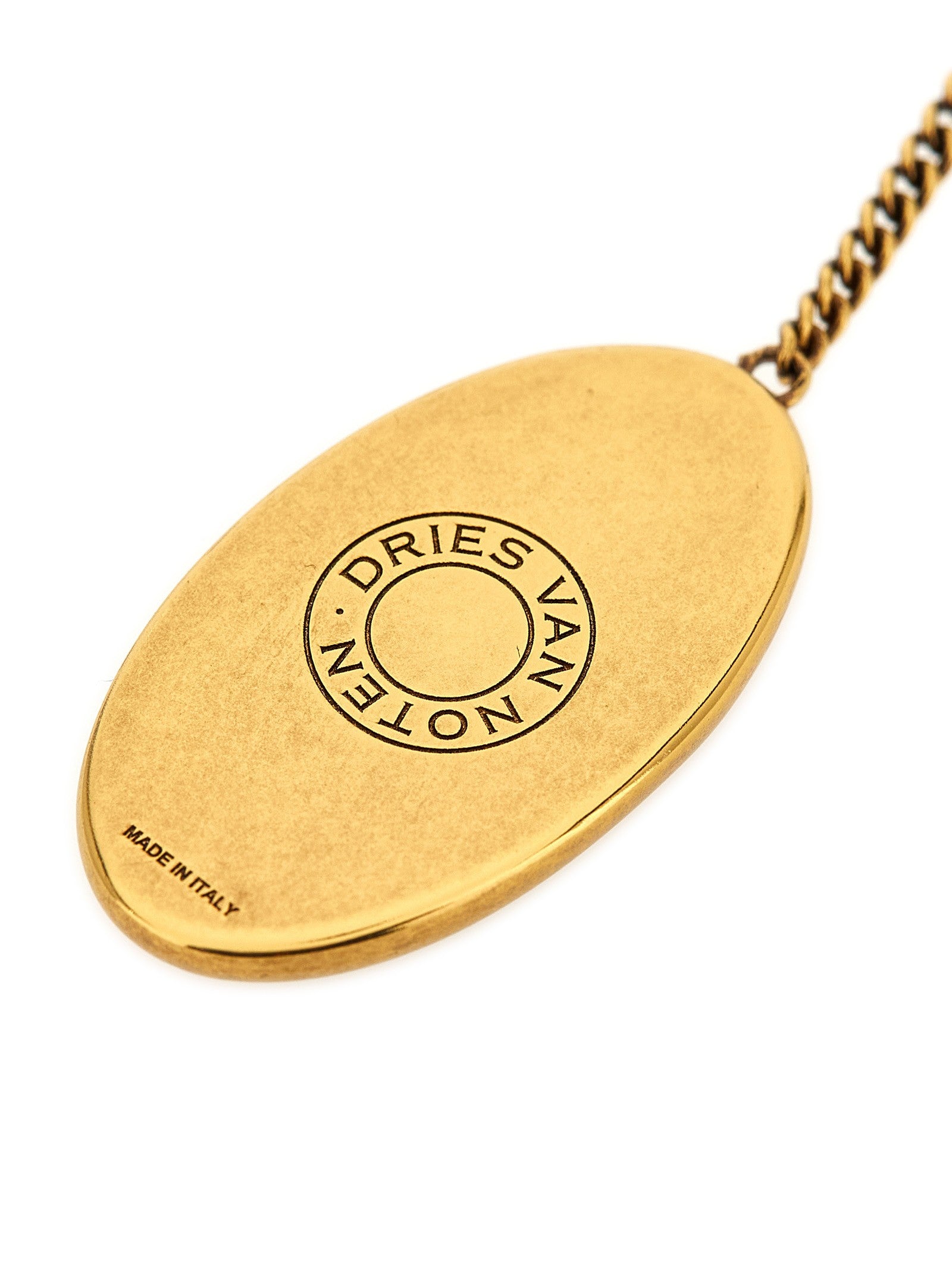 Dries Van Noten Stone Necklace Gold