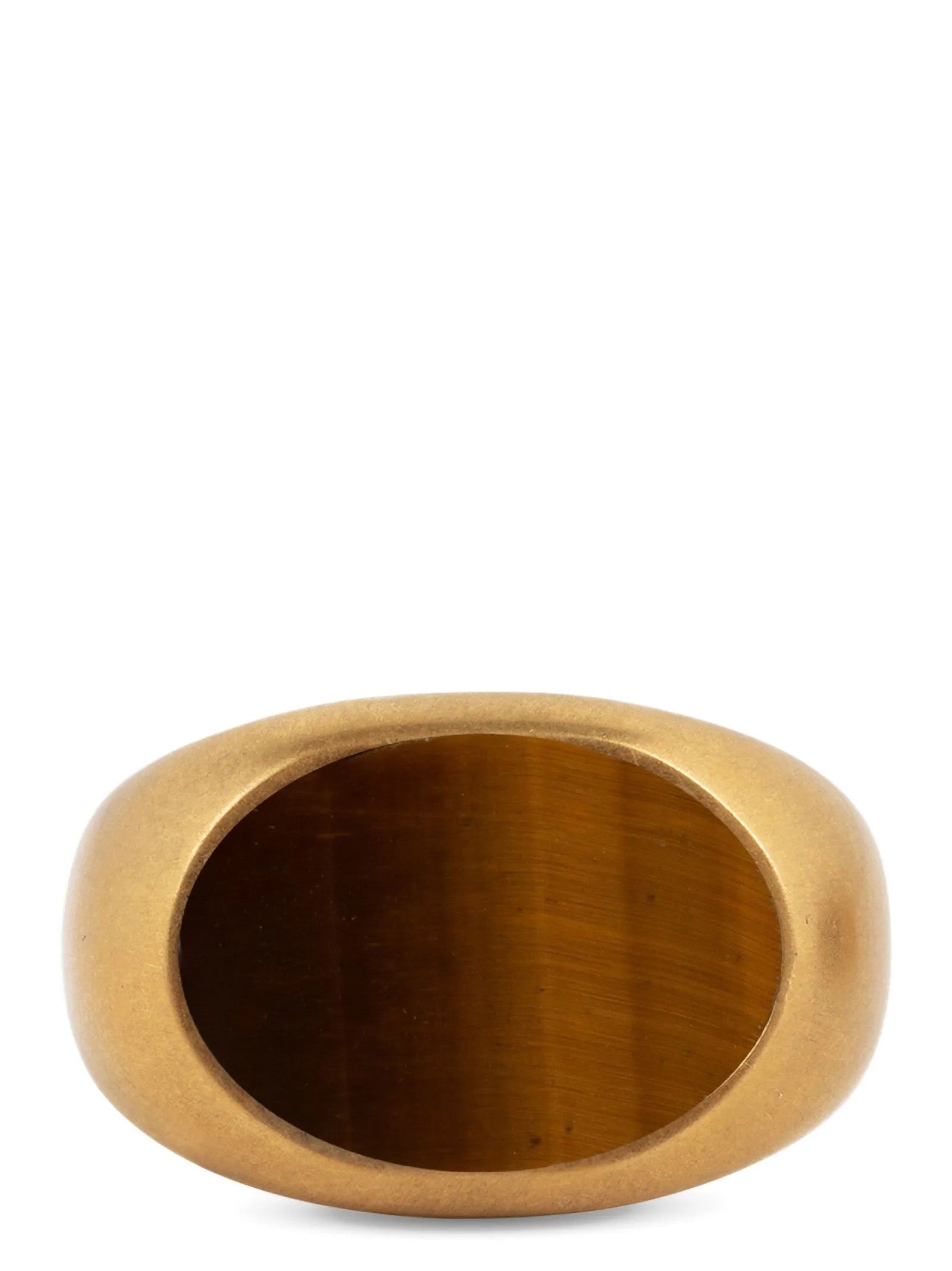 Dries Van Noten Stone Signet Ring Gold