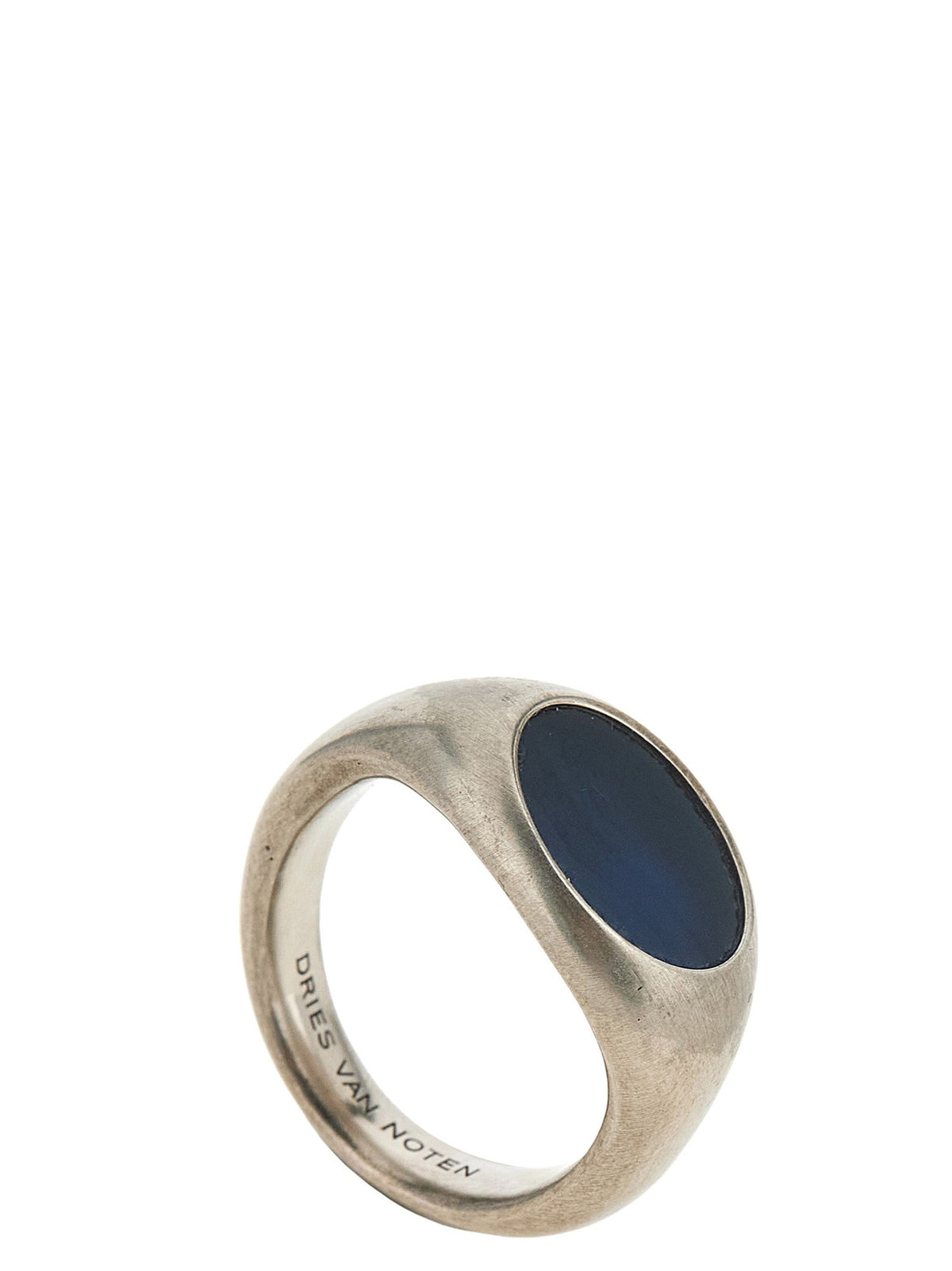 Dries Van Noten Stone Signet Ring Blue