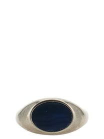 Dries Van Noten Stone Signet Ring Blue