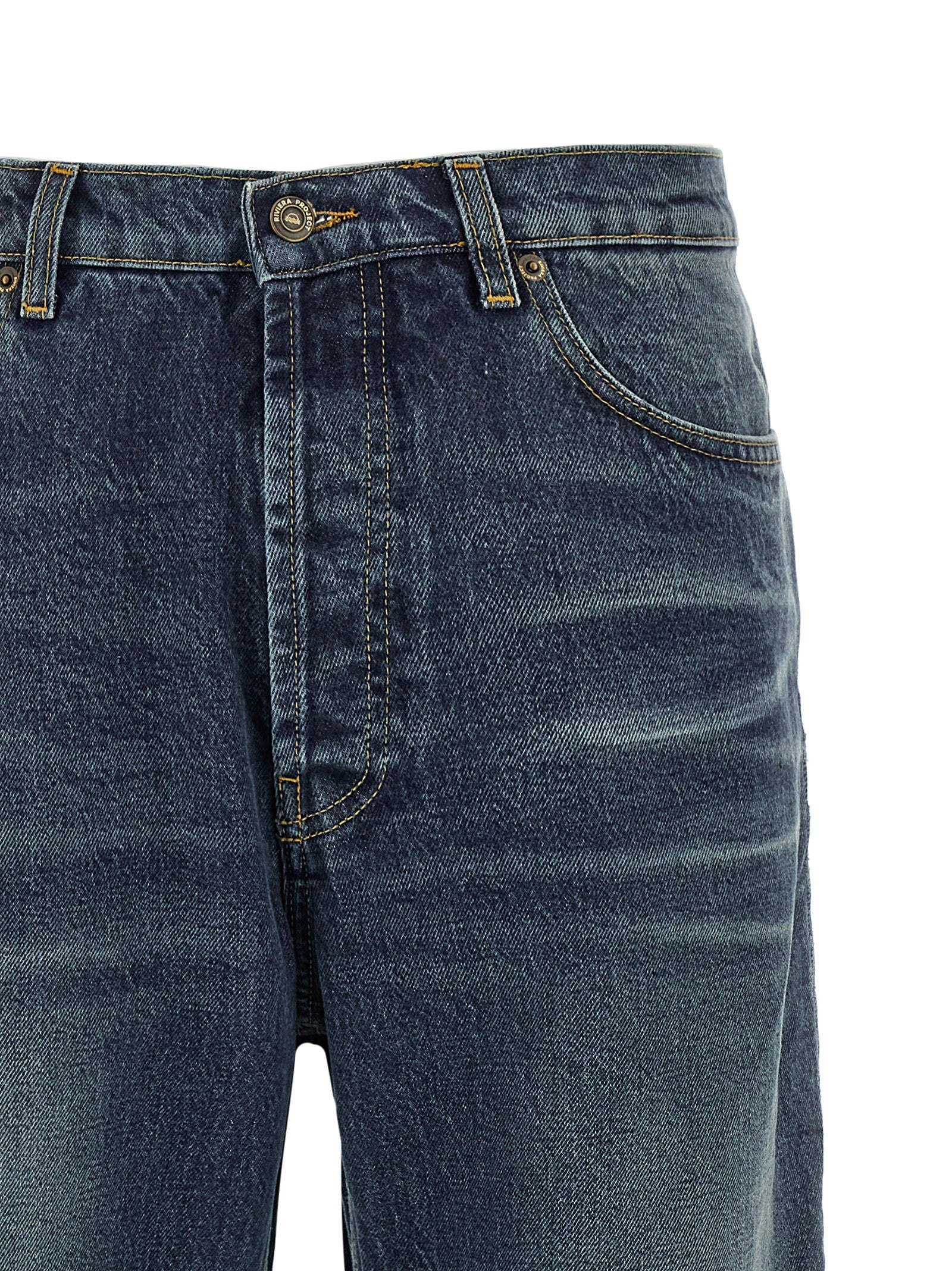 Riviera Project Stone Washed Jeans Blue