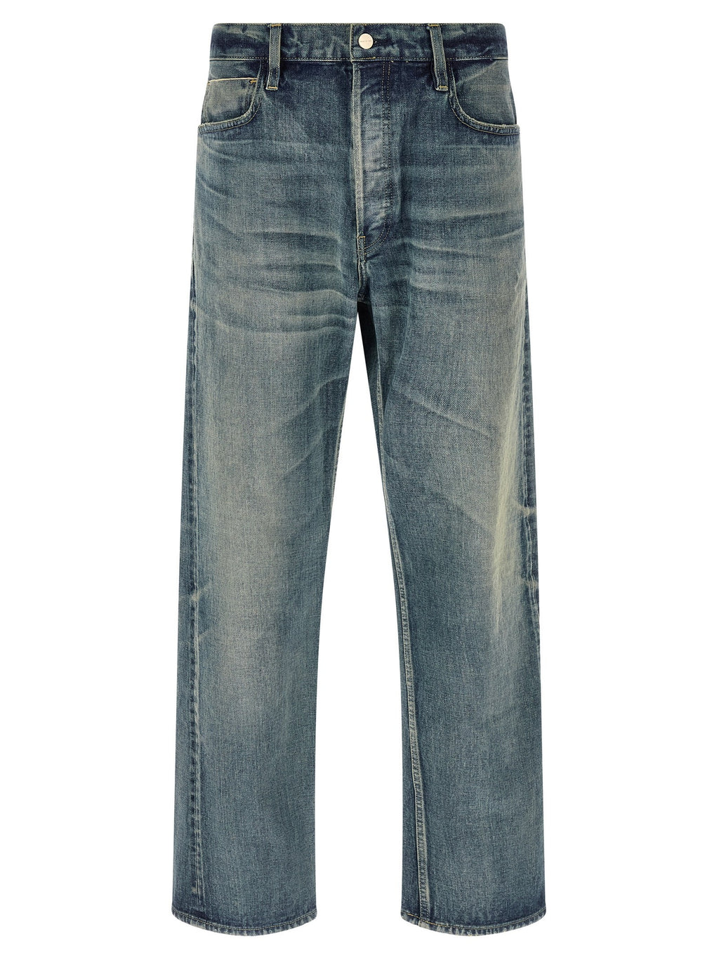 Fear Of God Stone Washed Jeans Blue