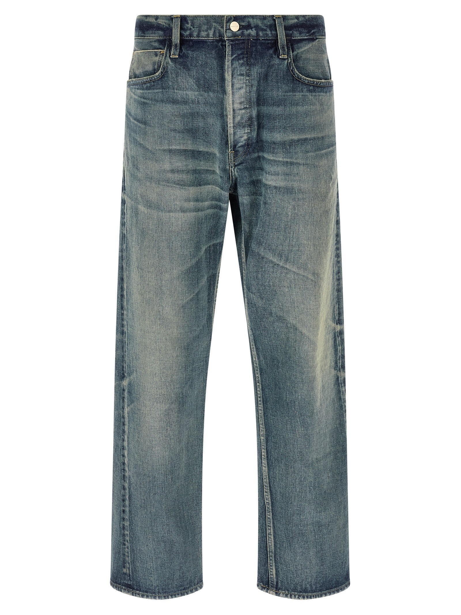 Fear Of God Stone Washed Jeans Blue