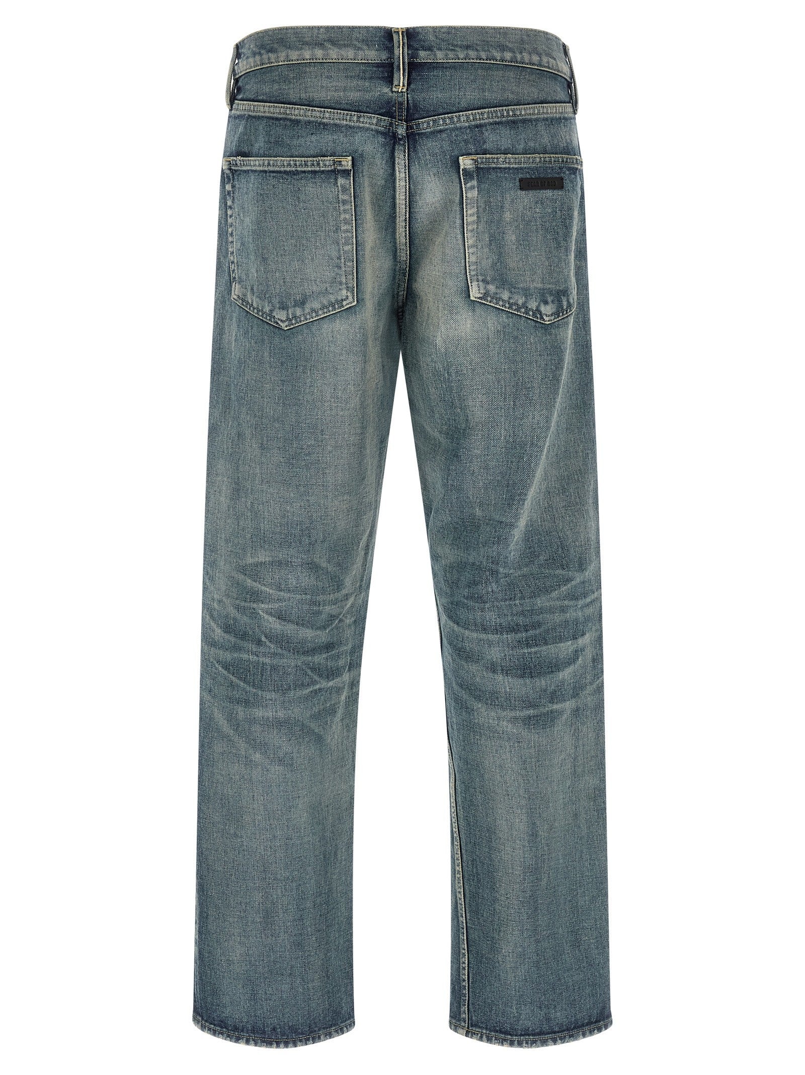 Fear Of God Stone Washed Jeans Blue