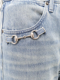 Gucci Men's Stonewashed Cotton Denim Jeans Blue
