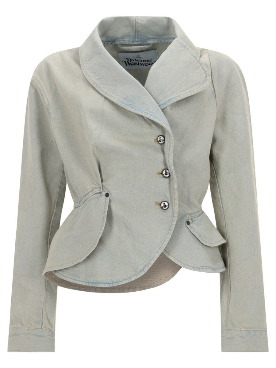 Vivienne Westwood Women's Stormy Denim Jacket Blue