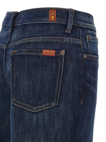 7 For All Mankind Stovepipe Jeans Blue