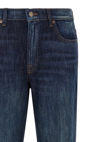7 For All Mankind Stovepipe Jeans Blue