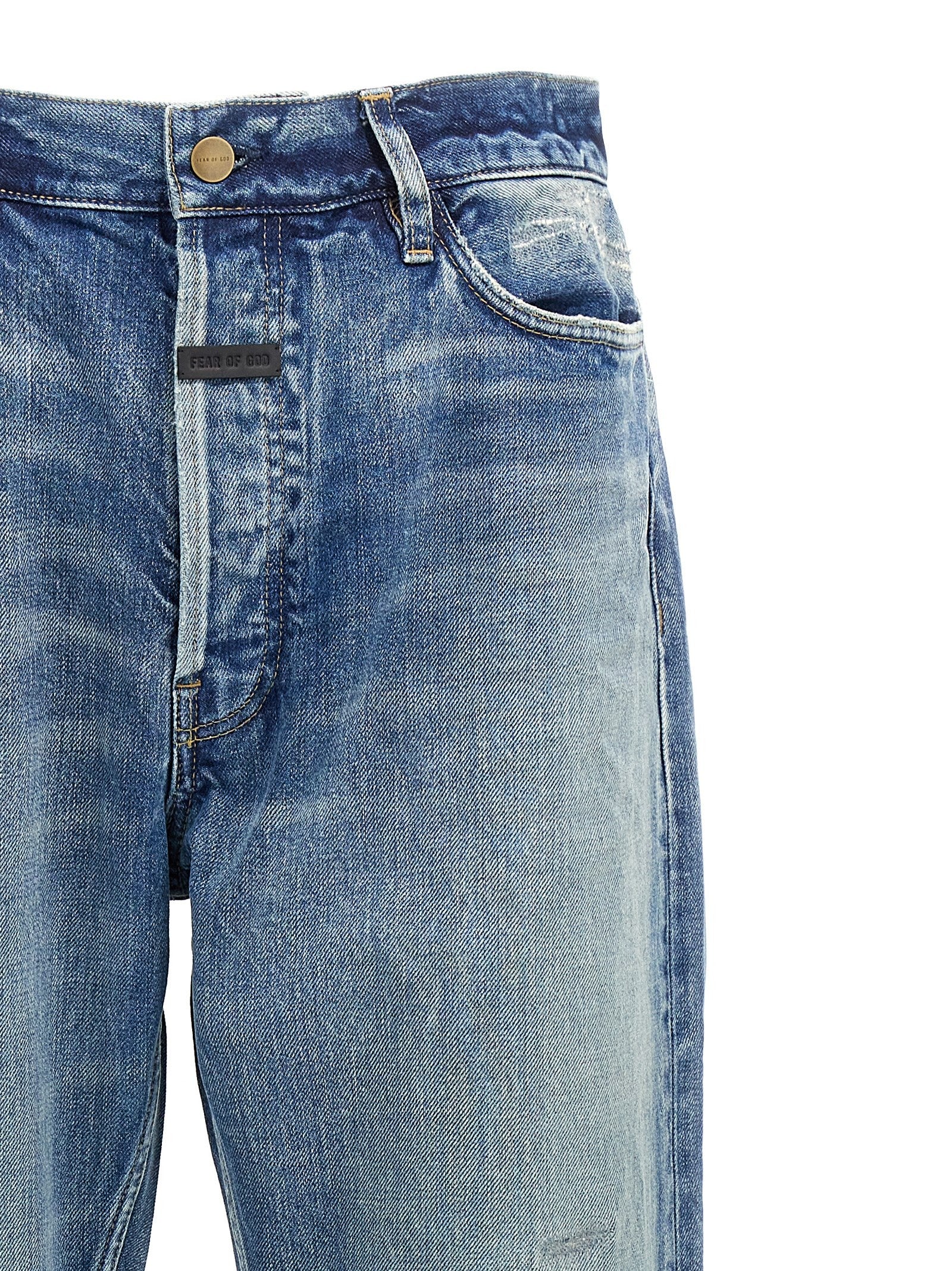 Fear Of God Straight Pocket Jeans Blue