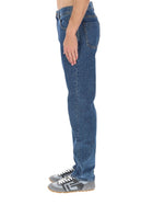 Balmain Men's Straight Denim Jeans Blue, view 4