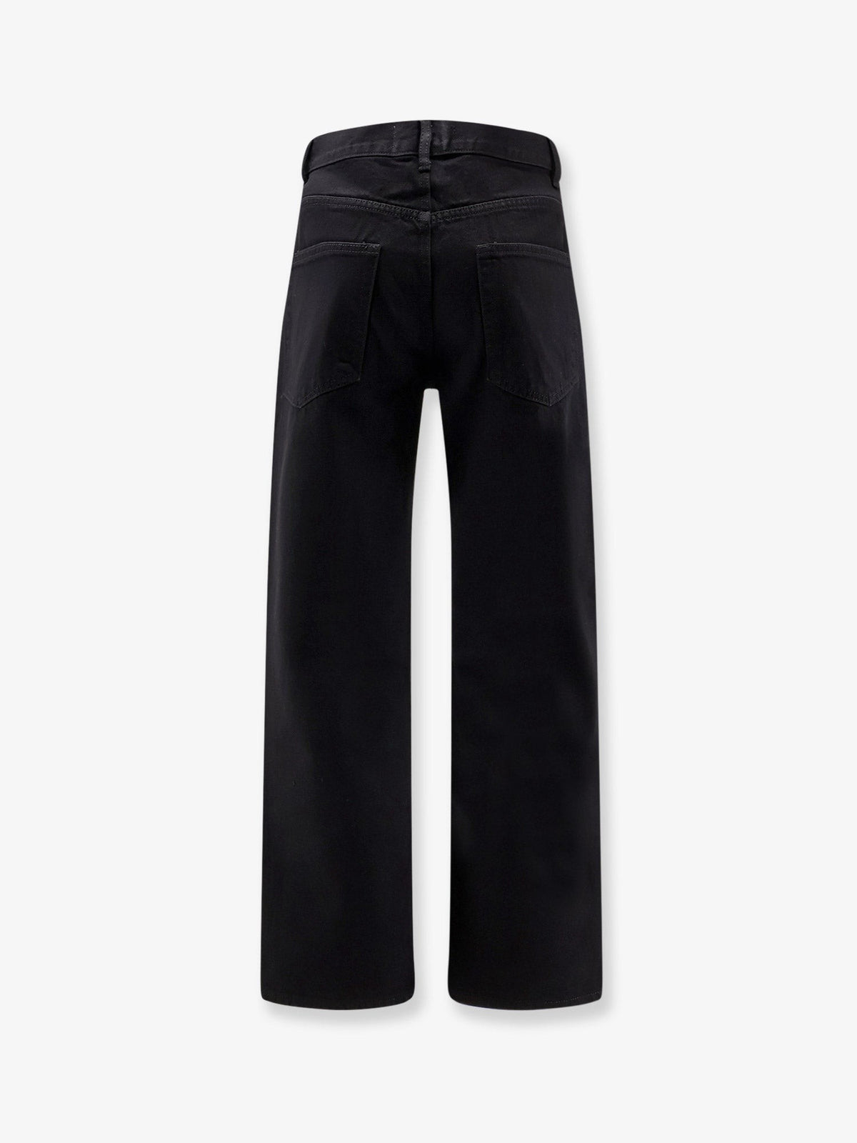 Tonywack Men's Straight Fit Black Denim Trousers Black