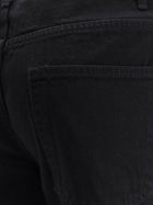 Tonywack Men's Straight Fit Black Denim Trousers Black