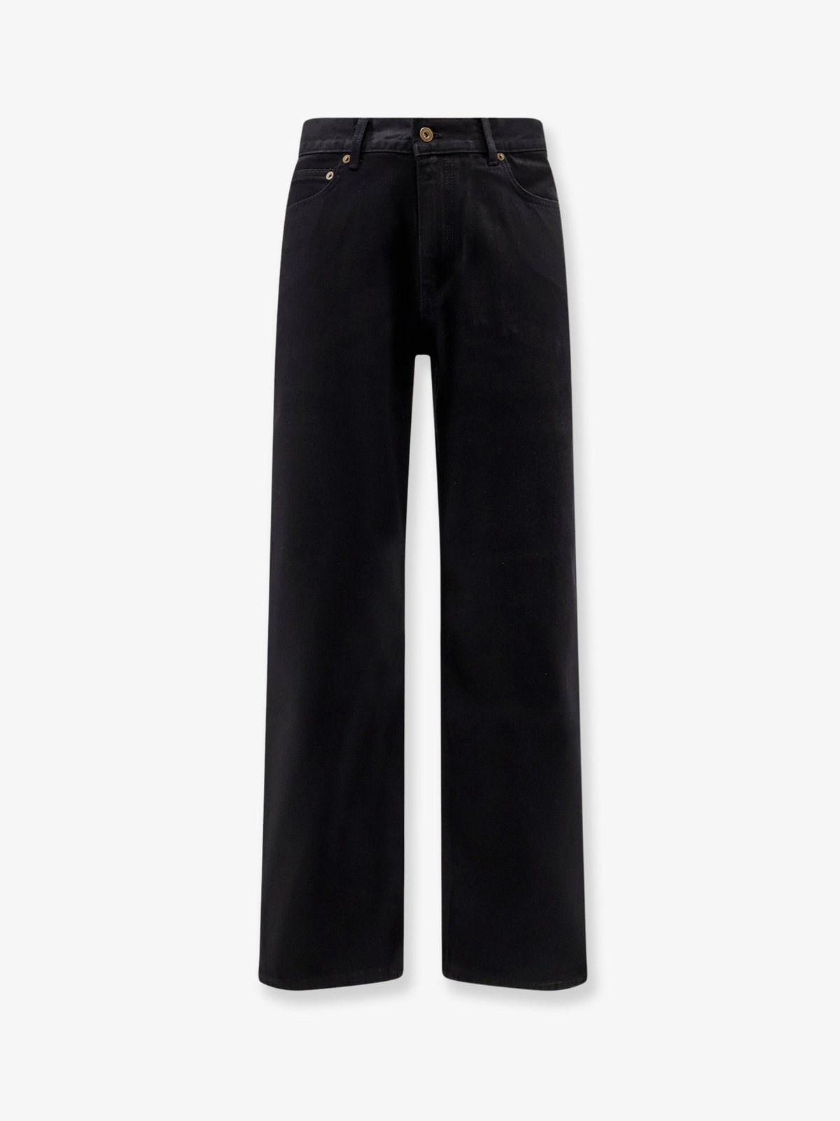 Tonywack Men's Straight Fit Black Denim Trousers Black