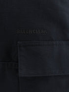 Balenciaga Men's Straight Fit Cargo Cotton Trousers Grey, view 3
